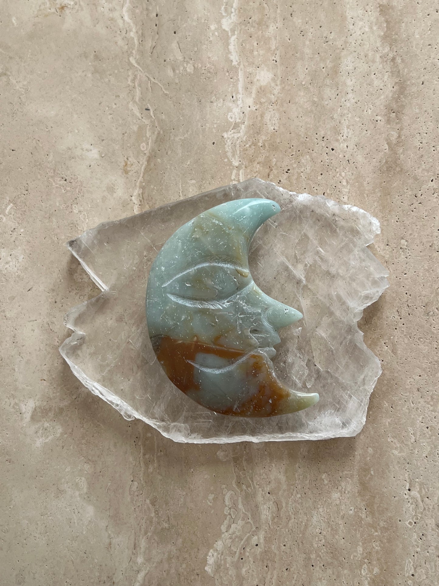 Caribbean Calcite Moon