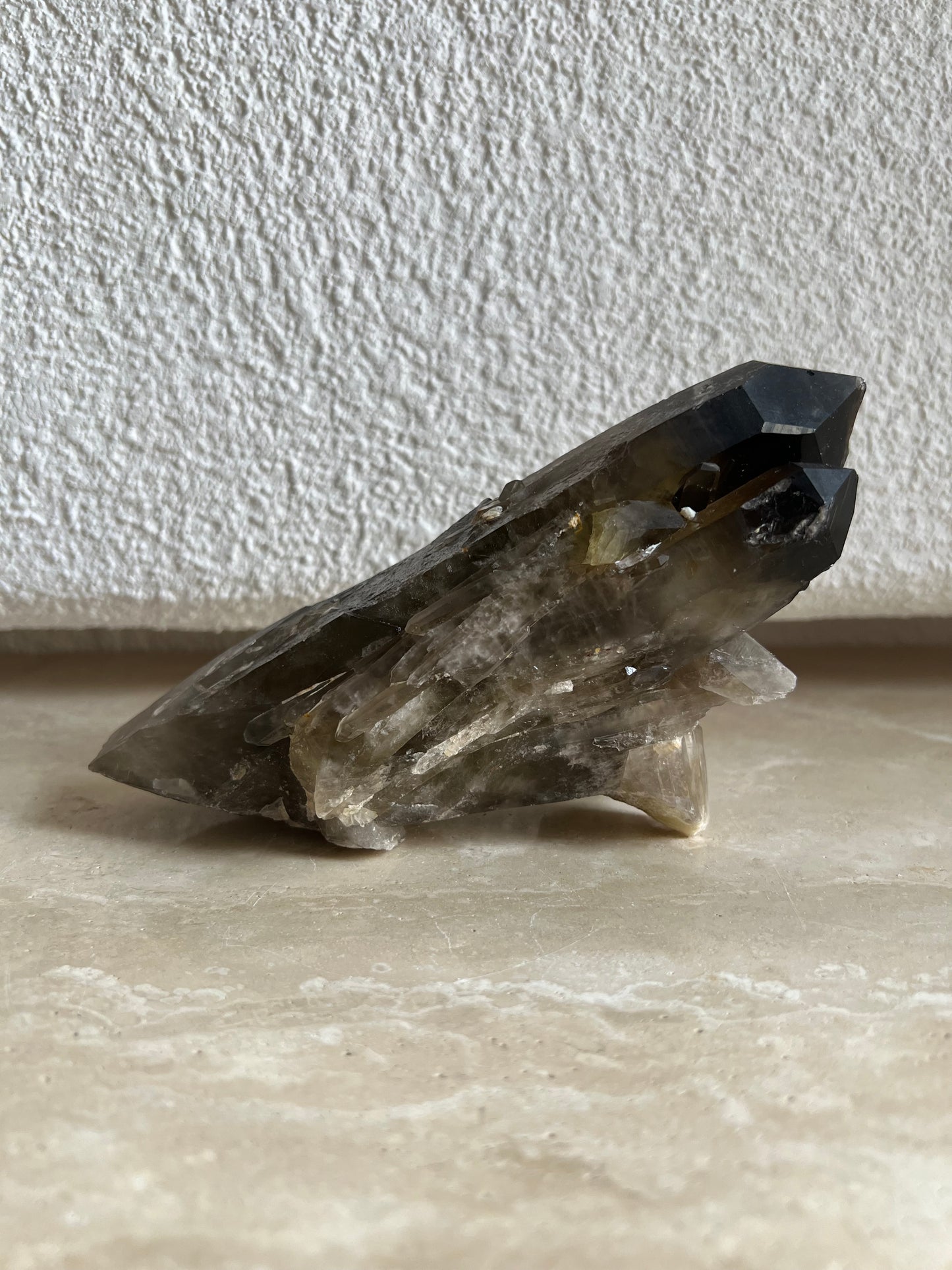 Large Smokey Quartz Point Cluster