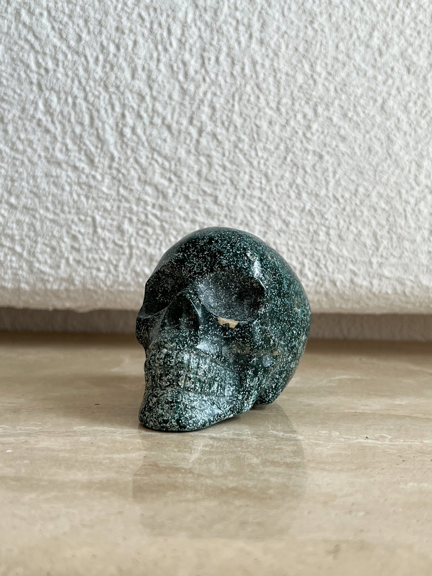 Ocean Jasper Skull