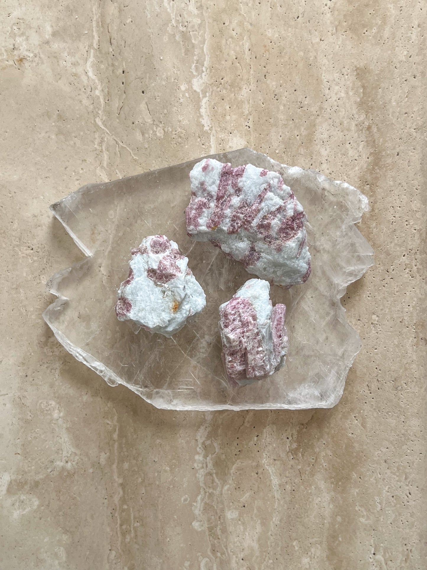 Pink Tourmaline Raw Piece