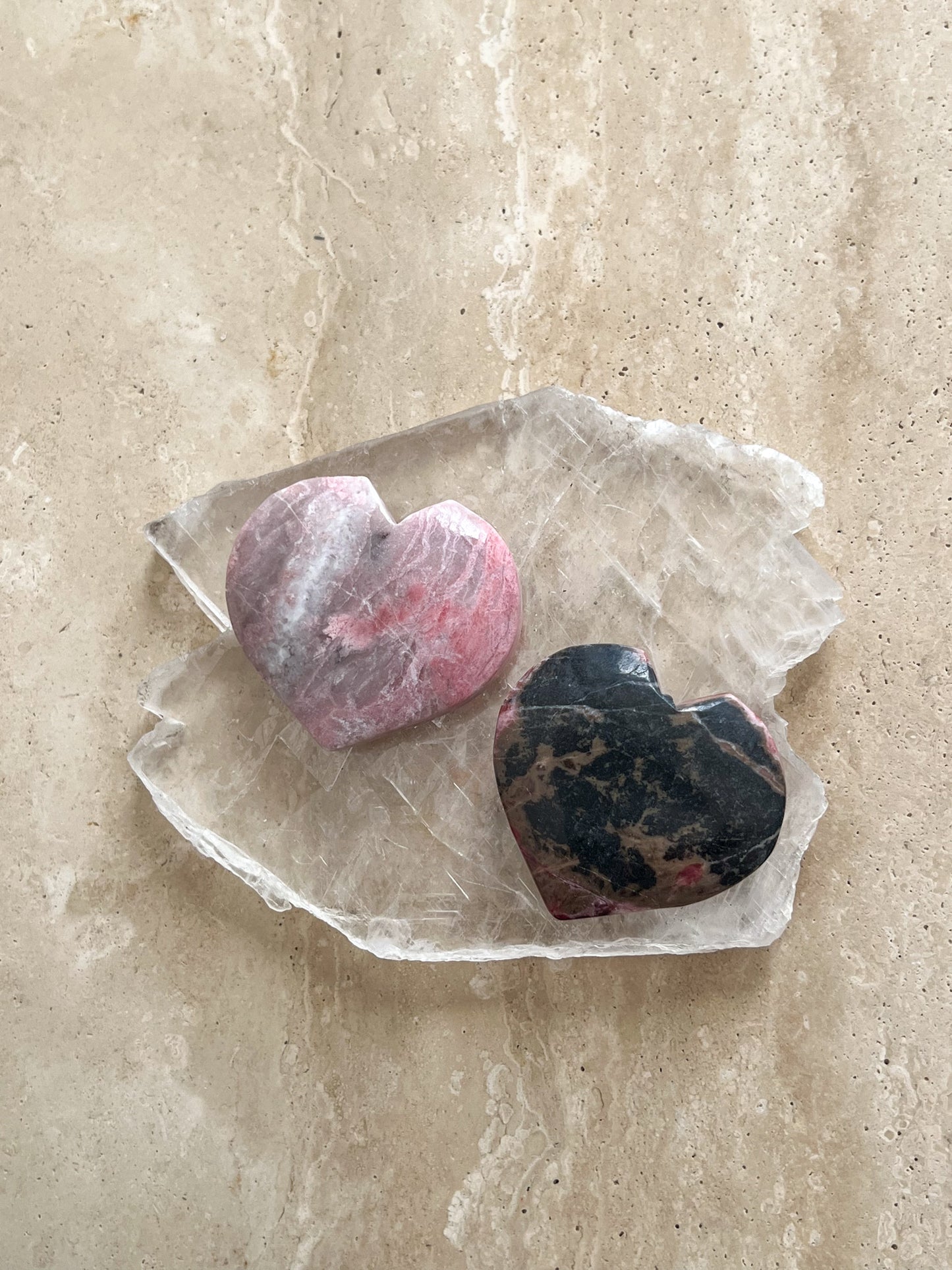 Rhodonite Heart