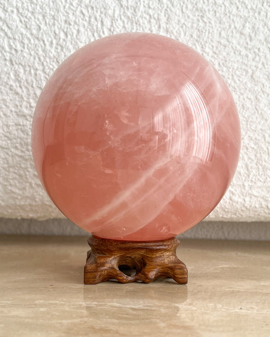 xLarge Rose Quartz Sphere
